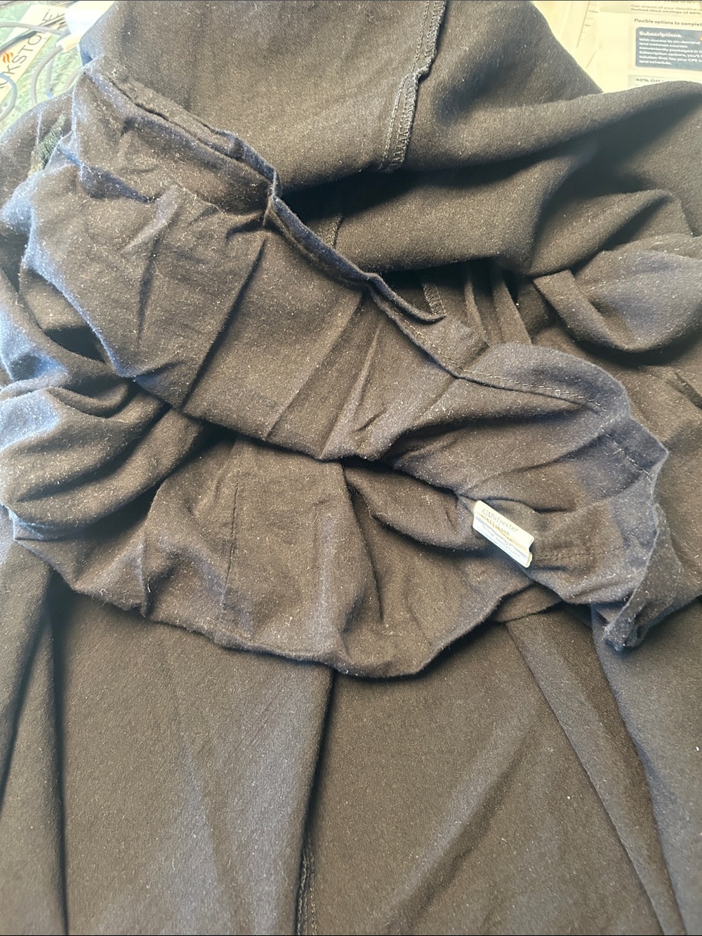Grace Karin Black Midi Dress with Smocked Waist - Picture 3 of 4